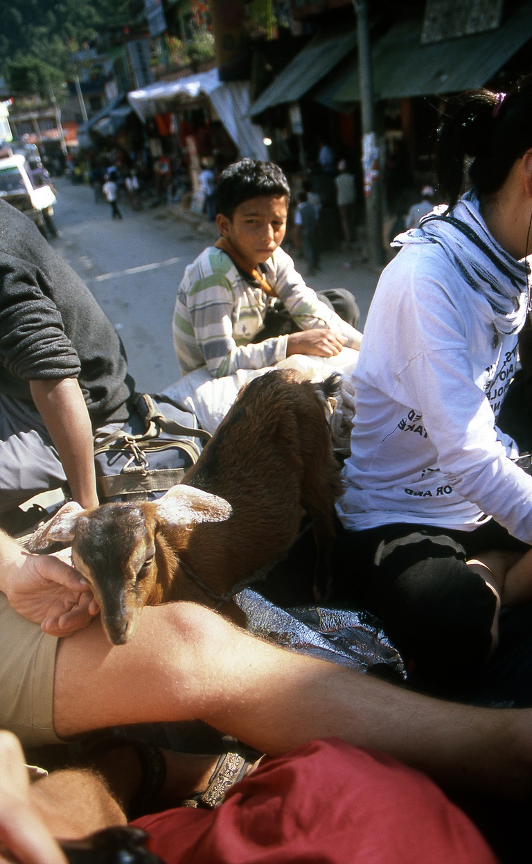 Nepal - Sur le toit du bus