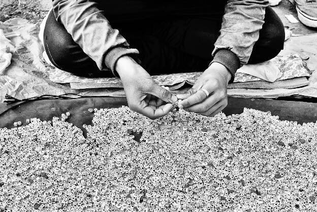 Lettres et mains