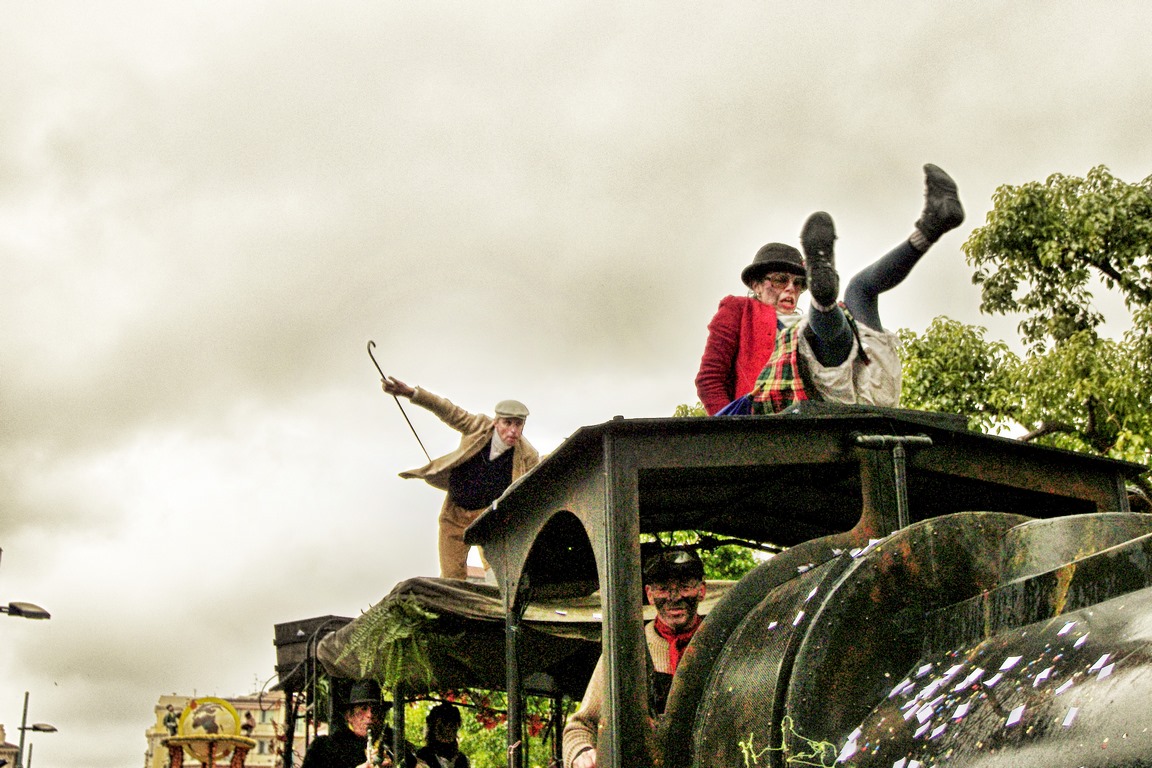 Menton - Sur le train