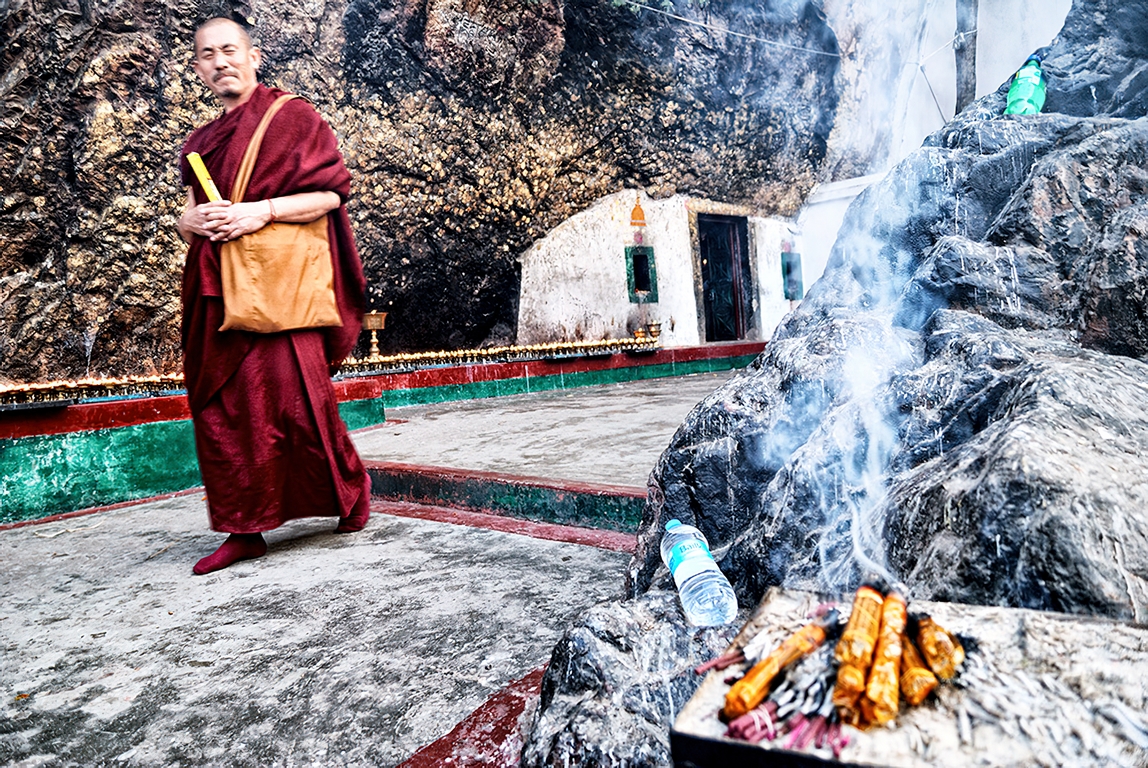 Bodhgaya - Grotte eveil Buddha