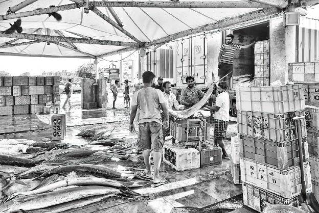 Pecheurs et etale