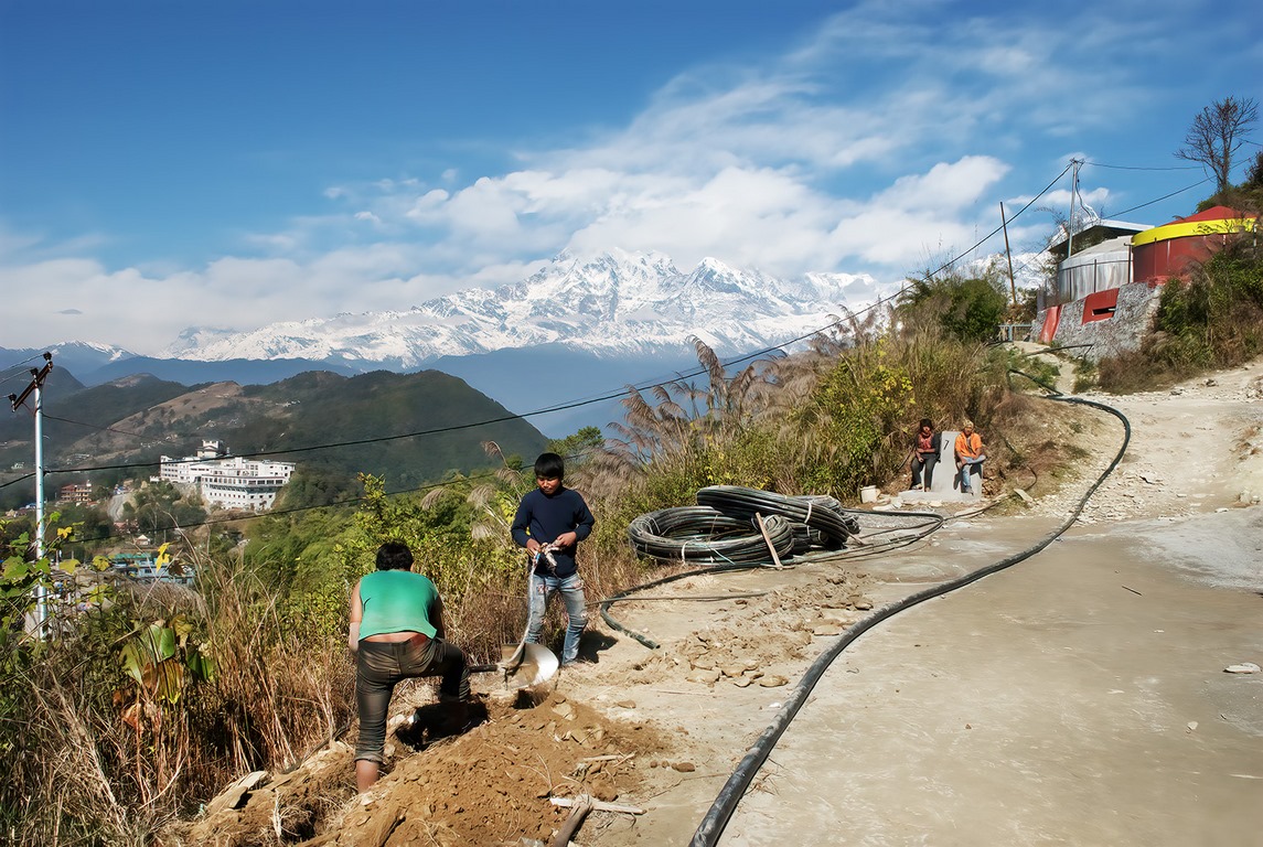Nepal - Bleu comme l'enfer