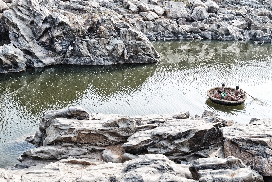 Inde du sud - Enfants sur la riviere