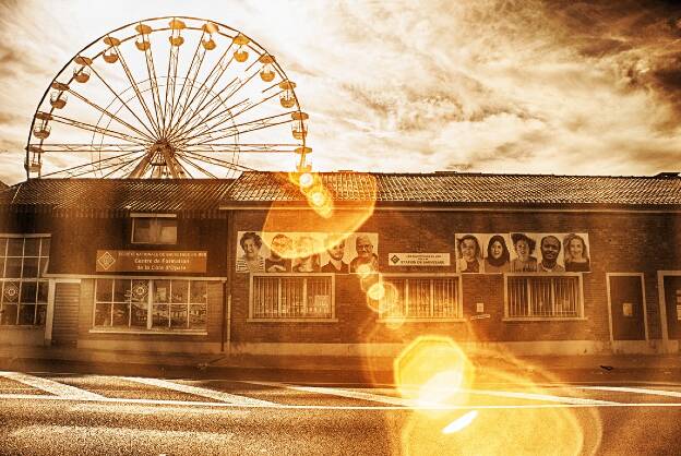 Sunset - Sepia