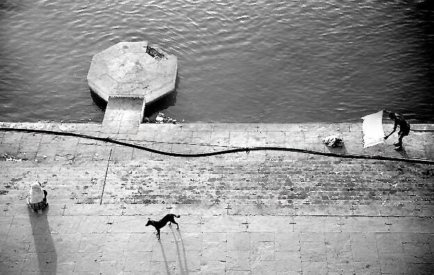 Varanasi - Vue sur ghat