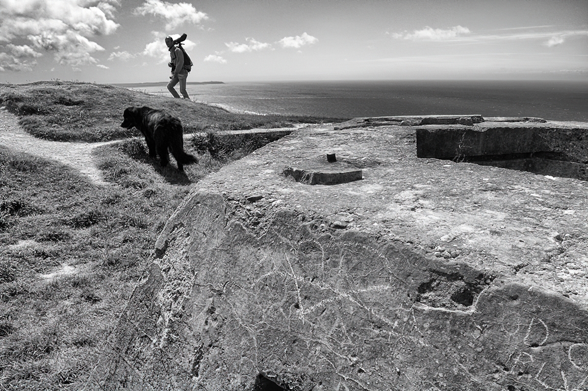 Cap blanc nez - Chien et blockhaus