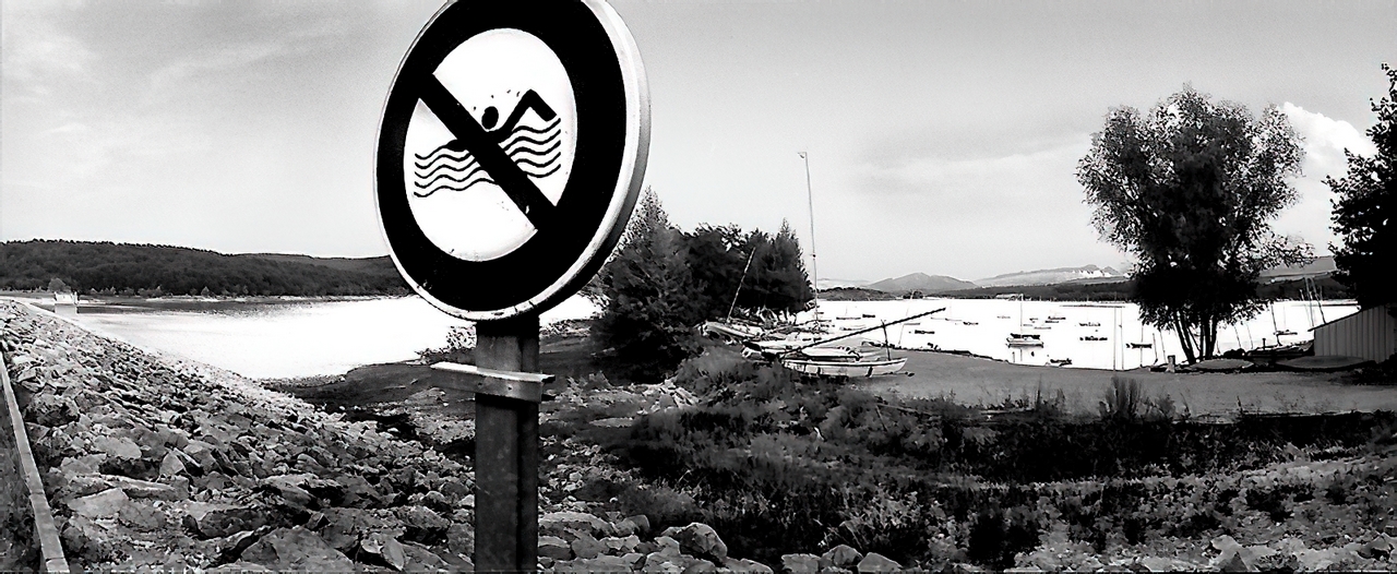 Panoramique - No swiming 
