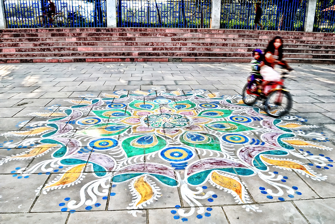 Varanasi - Enfants flous